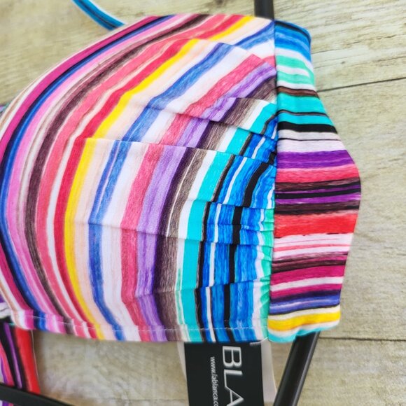 NWT La Blanca Striped Bikini Size 8 - Multicolor Striped Bikini - Picture 4 of 15